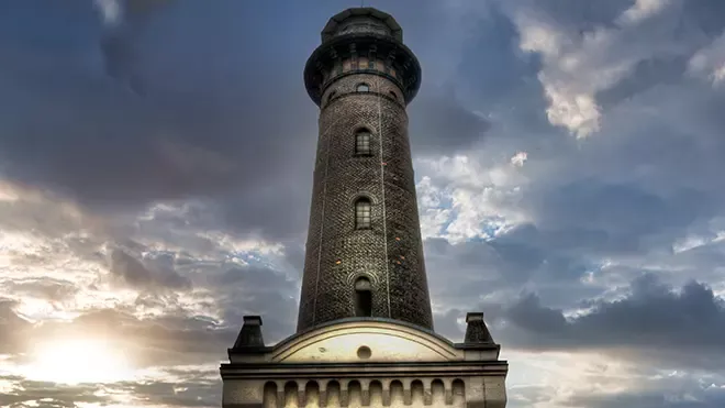 Helioshaus und Leuchtturm um 1900